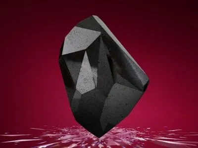 Важить 555 каратів: на аукціоні Sotheby's продадуть чорний діамант із космосу