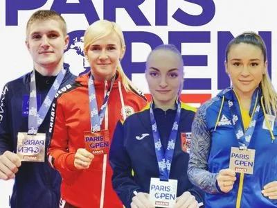 Украинцы завоевали четыре медали турнира по каратэ в Париже