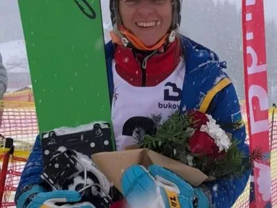 Украинка завоевала “золото” домашнего этапа Кубка Европы по сноубордингу