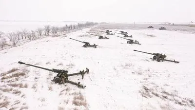 ВСУ провели учения с гаубицами "Мста-Б" недалеко от оккупированного Крыма