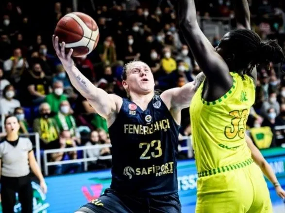 Баскетбол: лидер сборной Украины помогла "Фенербахче" победить в матче лидеров Евролиги