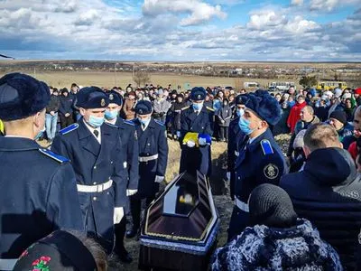 Нацгвардейца, застреленного в Днепре, похоронили в Одесской области