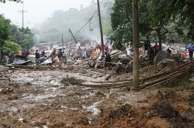 У Колумбії через сильний зсув загинули щонайменше 14 осіб
