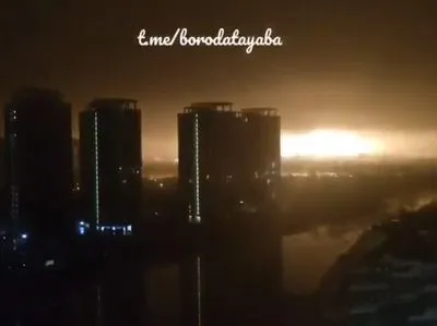 Ночные взрывы в Киеве: по предварительным данным, воздушные объекты были сбиты силами ПВО