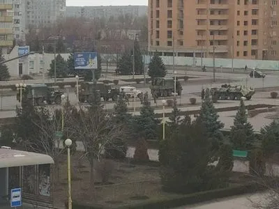 В Энергодаре российские оккупанты с боем заняли здание полиции - Энергоатом