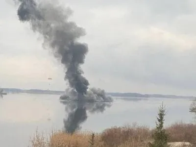 Над Вышгородом ВСУ уничтожили вертолет оккупантов