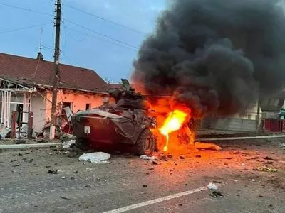 Тероборона Киева уничтожила колонну техники оккупантов