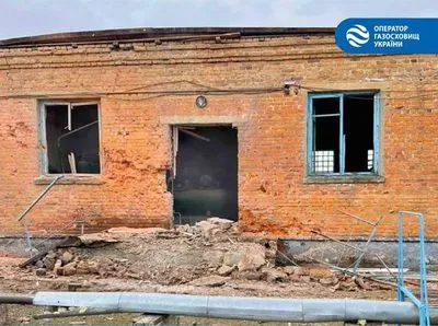 В Чернговской области в результате вражеских обстрелов повреждено здание подземного газохранилища