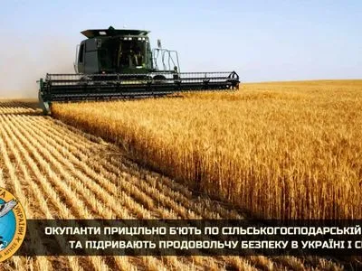 Подрывают продовольственную безопасность в Украине и мире: в разведке заявили, что оккупанты прицельно бьют по с/х технике