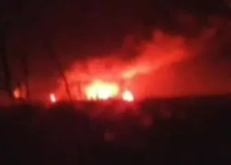"Ад вокруг Тростянца": всю ночь продолжался пожар, идут бои