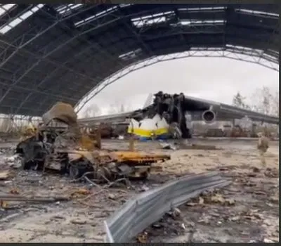 Звільнений Гостомельський аеродром та розбита техніка орків: оприлюднено відео
