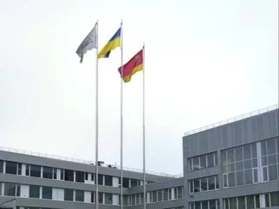 На Чернобыльской АЭС подняли флаг Украины