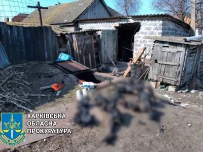 В Харьковской области российские оккупанты подожгли тела трех местных жителей