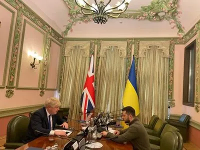 Борис Джонсон прибыл в Киев. Сейчас у него встреча "тет-а-тет" с Зеленским