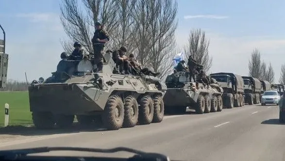 CNN: велика колона російських військ в Ростовській області рухається у бік Донбасу