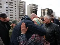 Глава Евросовета посетил освобожденную от российских захватчиков Бородянку