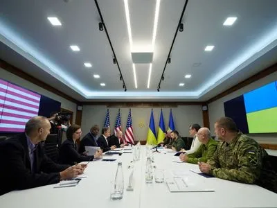 Зеленский встретился с Госсекретарем США и главой Пентагона: говорили о финансовой и оборонной поддержке Украины