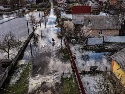 Село, которое спасло Киев от оккупации: опубликовали фото затопленного Демидова