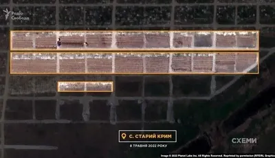Місця масових поховань навколо Маріуполя продовжують збільшуватись: фото з супутника