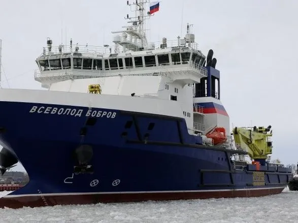 В Севастополе заметили подбитое судно вмс рф "Всеволод Бобров"