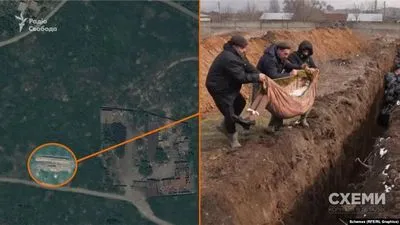 Супутник зафіксував вже четверте місце масового поховання у Маріуполі