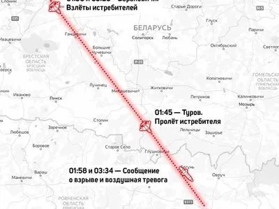 Ракеты по Коростеню мог запустить истребитель с территории беларуси - СМИ