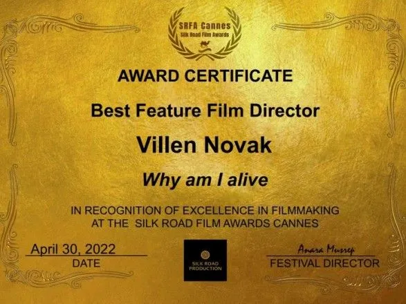 Фільм українського режисера Новака “Чому я живий” здобув перемогу на фестивалі у Каннах