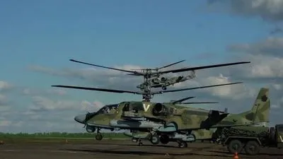 Генштаб: рашисти застосували на Донеччині літаки Су-25, вертольоти Ка-52 і Мі-8