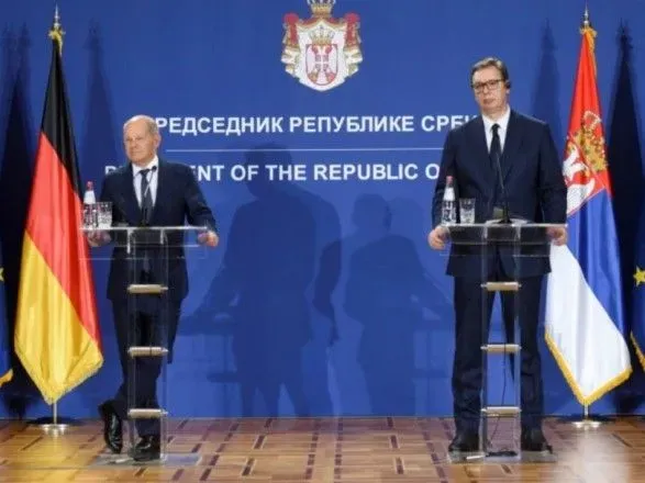 Шольц закликав Сербію ввести санкції проти Росії та домовитися з Косово