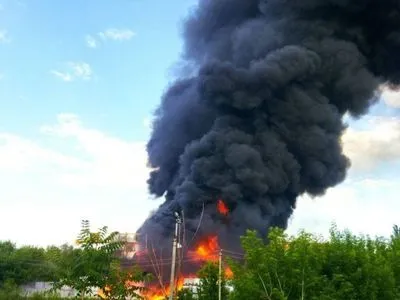 Пожар на химзаводе в Запорожской области ликвидирован