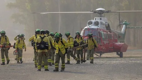 Через лісові пожежі в Іспанії евакуйовано 11 сіл