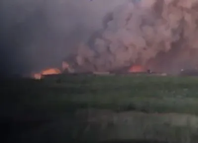 В оккупированном Шахтерске прогремели взрывы: сообщают, что на складе боеприпасов