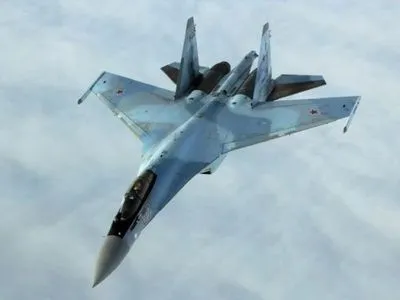 Вражеский истребитель Су-35 пытался атаковать украинские штурмовики в небе над Новой Каховкой