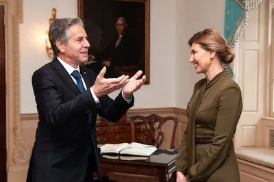 Перша леді України зустрілася із держсекретарем США у Вашингтоні