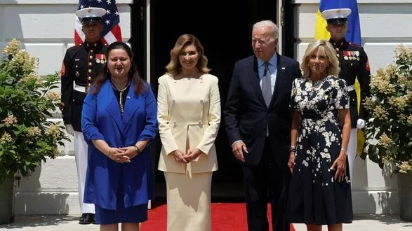 Джилл Байден встретилась с первой леди Украины в Белом доме