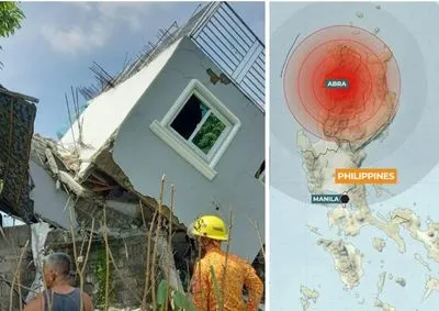 Пятеро человек погибли, 60 пострадали в результате мощного землетрясения на севере Филиппин