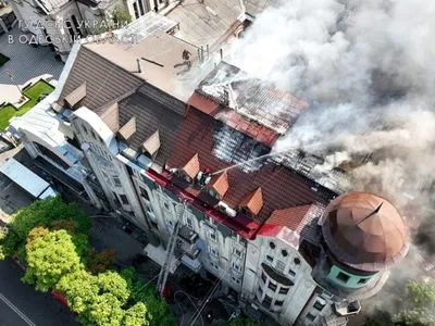 У центрі Одеси загорілася пам'ятка архітектури: евакуювали 30 осіб