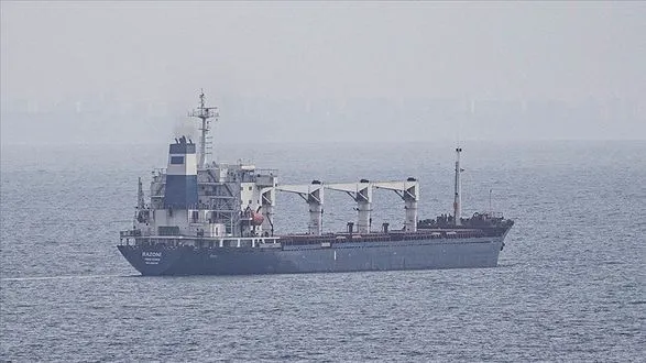 Перше українське судно із зерном Razoni увійшло до територіальних вод Туреччини