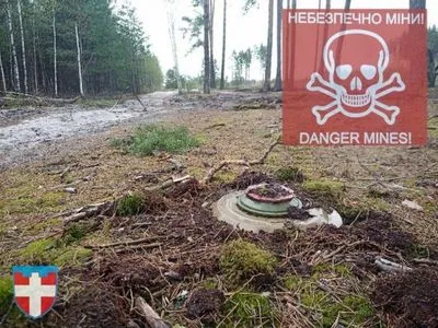 Жителів Волинської області попереджають про міни у лісах на кордоні з білоруссю