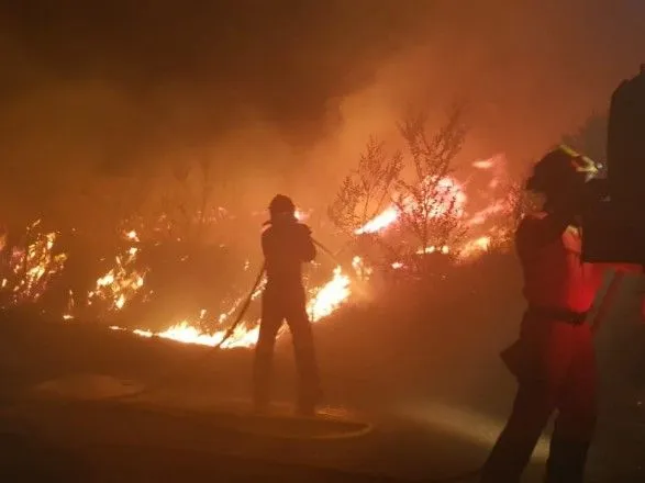 Северо-восток Испании охватили сильные лесные пожары