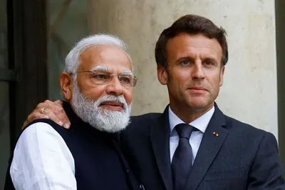 Президент Франції Макрон обговорив українську війну з прем'єр-міністром Індії Моді