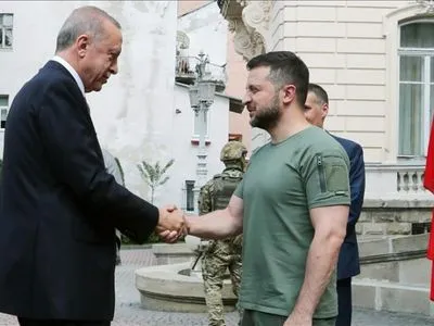 Зеленский встретился с Эрдоганом во Львове