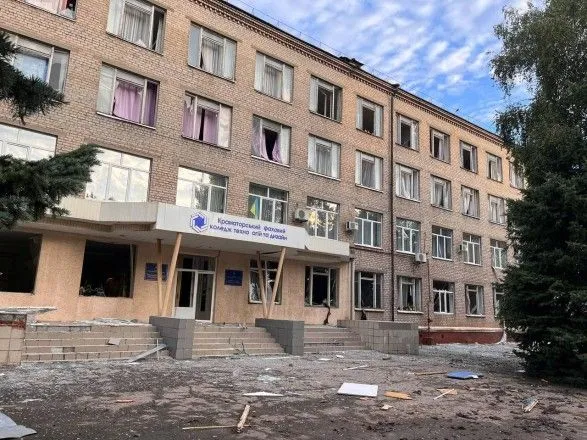 Захватчики ударили по Краматорску: повреждены учебные заведения