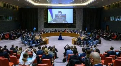 Зеленський під'єднався по  відеозв'язку до засідання Ради Безпеки ООН