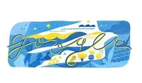 Google посвятил дудл Дню Независимости Украины