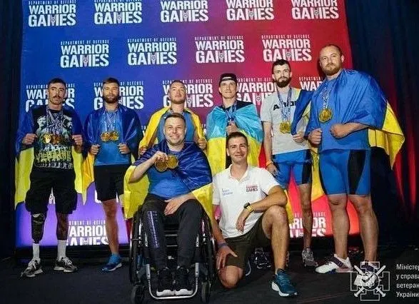 Чотири українську спортсмени отримали 16 медалей на Warrior Games