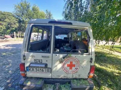 В Славянске войска рф обстреляли базу Красного Креста