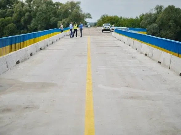 На Конотопщине открыли первый восстановленный мост