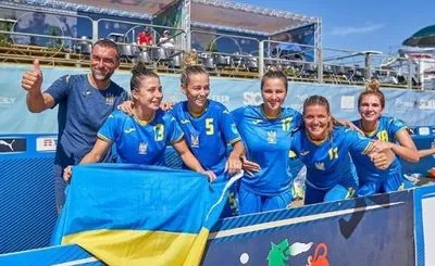 Футбол: жіноча збірна України здобула путівку на Всесвітні пляжні ігри