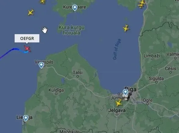 У берегов Латвии разбился частный самолет Cessna с пассажирами на борту